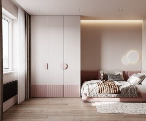 Phối cảnh căn hộ đang trong quá trình hoàn thiện nội thất