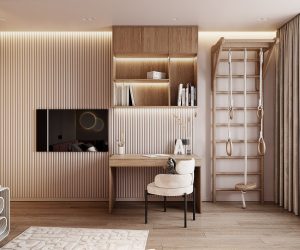 Bức ảnh một phần căn bếp được thi công nội thất