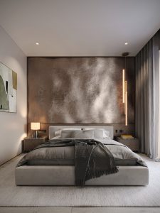 Một góc phòng ngủ đẹp mắt với thiết kế tối giản