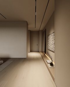 Phòng khách hiện đại với nội thất trọn gói